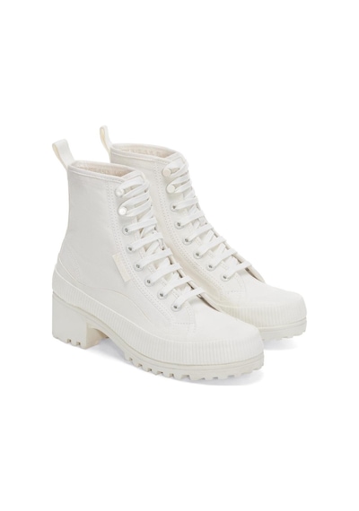 Superga 2467 Alpina Wave Kadın Beyaz Bilekli Sneaker Siyah