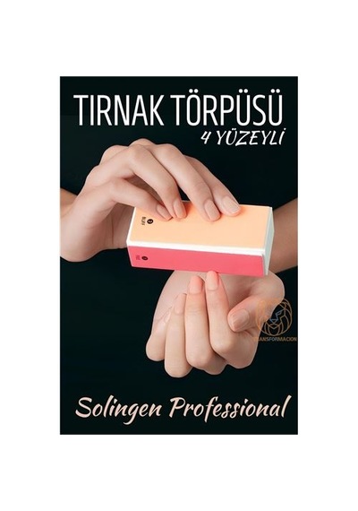 Zenvac 4 Yüzeyli Tırnak Törpüsü Ve Parlatma Blok Sünger Solingen Professional 716803 Zenvac29