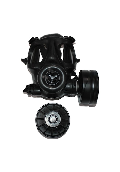 MKE SR10-S Tam Yüz Askeri Gaz Maskesi + 2Adet D12 KBRN Filtre NBC