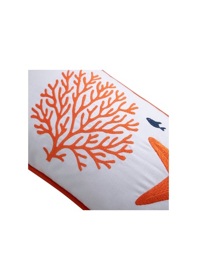 Mudo Home Marin Lıfe Nakışlı Kırlent Renkli 25x70 Cm Çok Renkli