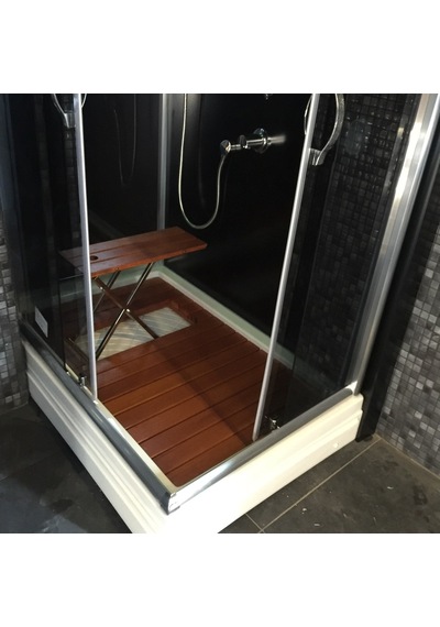 Elyise Duş Dikdörtgen Duş Üstü Kompakt Sistem 80 x 110 Beyaz