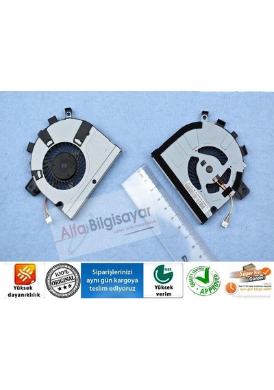 Alfabilgisayar Toshiba Uyumlu Satellite U50D, U50D-A Fan Cpu Sogutucu Fanı Yüksek Per
