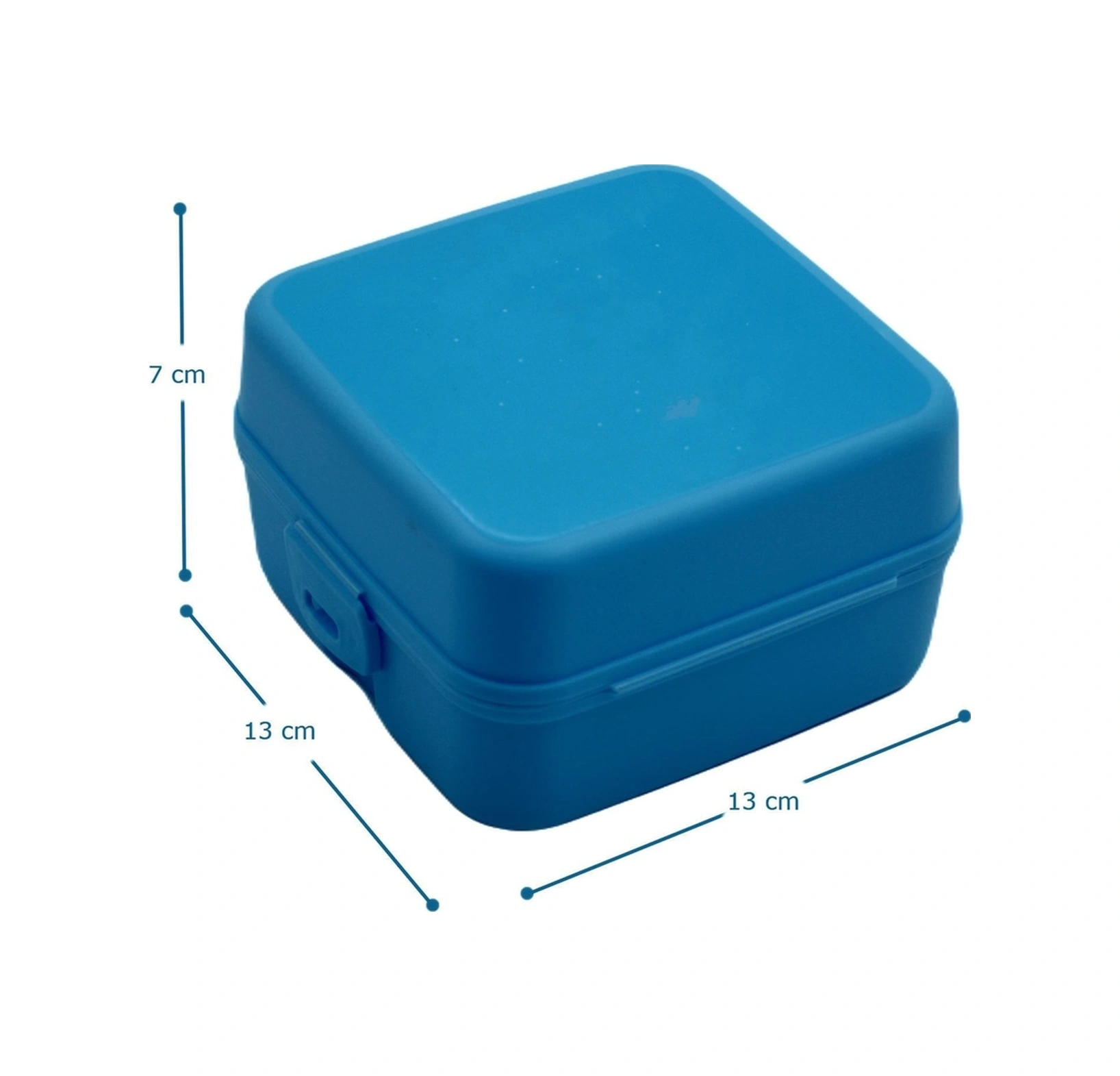 Blue Me Bölmeli Plastik Beslenme Kabı 1 Lt Koyu Mavi