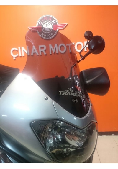 Honda Transalp Xl650 Uzun Cam Koyu Füme Zeus 50Cm 4Mm