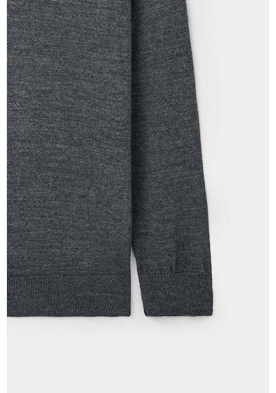D's Damat Ds Damat Regular Fit Gri Melanj Düz Örgü Kazak 5hf062442004m 310