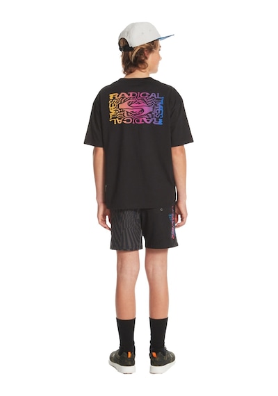 Quiksilver Radical Flag Erkek Çocuk Tişört Siyah