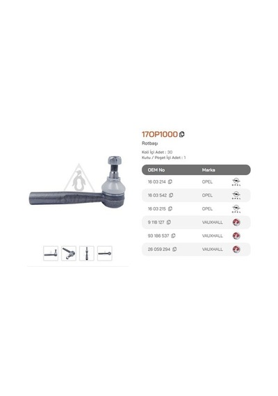 Asmetal 17op1000 Rotbaşı Astra G 98 01 1634882680