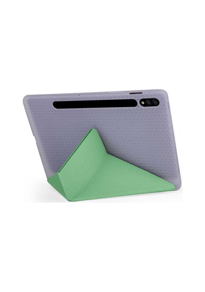 Galaxy Tab S7 T870 Uyumlu Kalem Bölmeli Katlanabilir Kılıf Kapaklı Kılıf