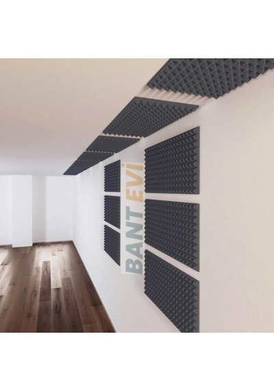 Piramit Sünger 100x100cm Yapışkansız Akustik Ses Yalıtım Süngeri