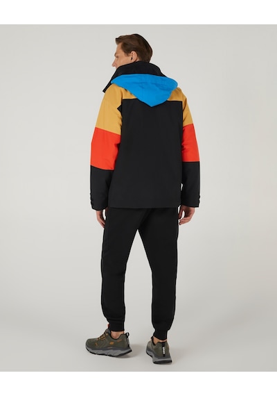 Skechers M Outerwear Coated Jacket Erkek Siyah Mont S242065-001 Siyah