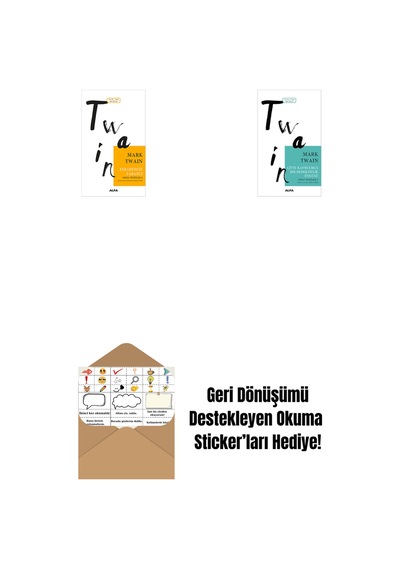 Esrarengiz Yabancı + Çifte Kavrulmuş Bir Dedektiflik Öyküsü + Okuma Sticker'ları