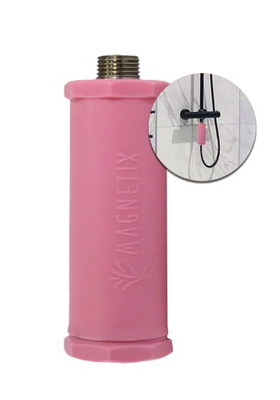 Magnetix Banyo Kireç Kırıcı 1/2 Duş Bataryası Modeli - Kireç Önle Pembe