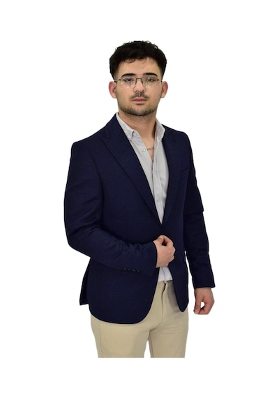 Erkek Lacivert Tek Spor Ceket Bgl-st04467 Lacivert