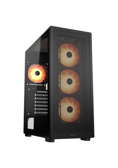 Cougar Mx220 650w 80plus 4x Rgb Fanlı Usb 3.2/type C Siyah Mesh Gaming Kasa-cgr-2ac8b-rgb