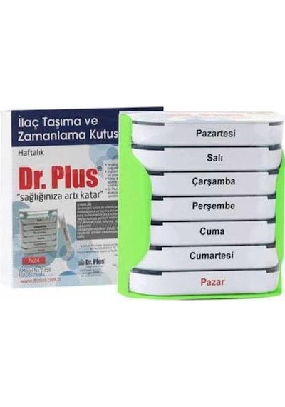 Dr Plus Taşıma ve Zamanlama Kutusu Haftalık 7 x 24