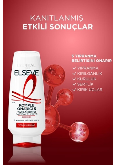 2'li Elseve Komple Onarıcı 5 Yapılandırıcı Saç Bakım Kremi 250 Ml pktelsvkmplonrbesashpiki-10829