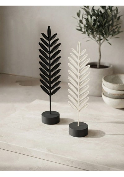 Minimalist İkili Yaprak Dekor Seti Diğer
