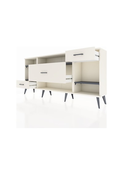 Arges Konsol 4 Raflı 3 Çekmeceli 176x30x83 Aytaşı-antrasit/aytaşı Antrasit/aytaşı Arges Konsol 4 Raflı 3 Çekmeceli 176x30x83 Aytaşı-antrasit/aytaşı Antrasit/aytaşı