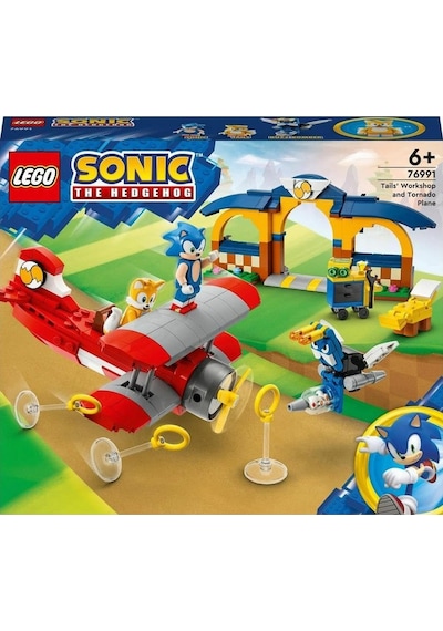 LEGO 76991 Sonic The Hedgehog Tailsin Atölyesi Ve Tornado Uçağı 376 Parça