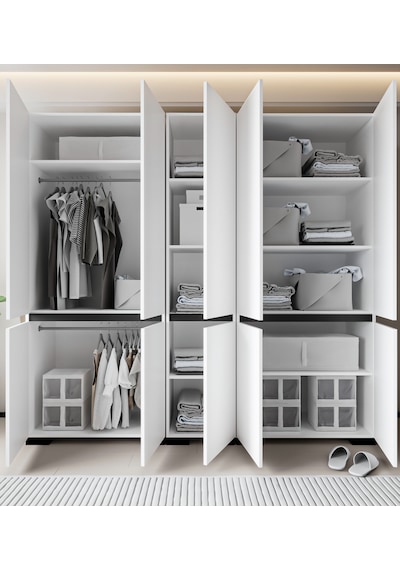 Floransa 10 Kapılı Flr10-a2fr Beyaz- Antrasit Gardırop -çok Amaçlı Dolap -yüklük Antrasit - Beyaz Floransa 10 Kapılı Flr10-a2fr Beyaz- Antrasit Gardırop -çok Amaçlı Dolap -yüklük Antrasit - Beyaz