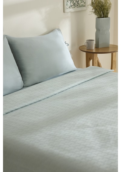 Karaca Home Sarra Britli Bambu Çift Kişilik Pike Takımı Mint Mint
