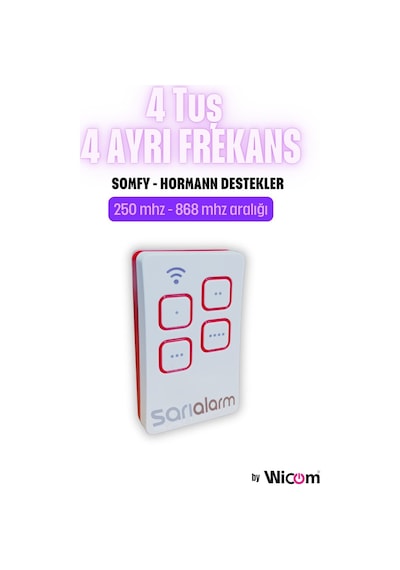 Uk-pr Çoklu Frekans Akıllı Kumanda 250- 868 Mhz
