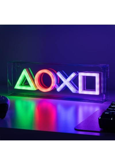 Playstation Led Neon Işık, Serbest Veya Duvara Monte Edilebilir, Oyuncular İçin Oyun Odası Aksesuarı Ve Dekorasyon