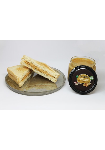 Laçoko Glutensiz Vegan Çifte Kavrulmuş Fıstık Ezmesi 275 G