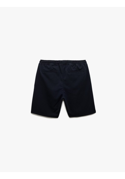 Koton Viskon Karışımlı Cep Detaylı Bermuda Slim Fit Beli Bağcıklı Şort Lacivert 5sam40017hw Lacivert Koton Viskon Karışımlı Cep Detaylı Bermuda Slim Fit Beli Bağcıklı Şort Lacivert 5sam40017hw Lacivert