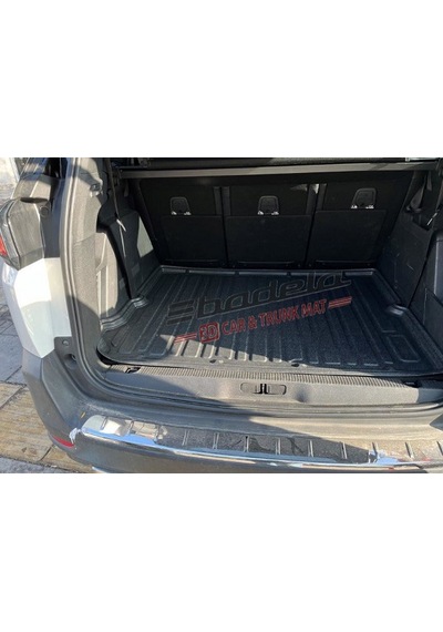 Peugeot 5008 2017-2018 Arası 3d Kauçuk Kokusuz Bagaj Havuzu