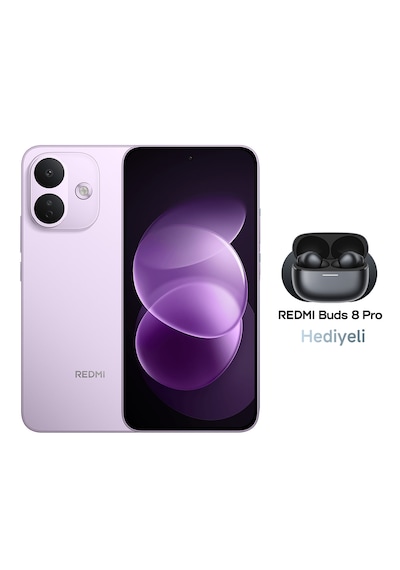 Xiaomi Redmi Note 17 Pro 5G 8 GB 256 GB (Xiaomi Türkiye Garantili) Mor+Xiaomi Redmi Buds 8 Pro Bluetooth 5.4 Kulak İçi Siyah Kulaklık