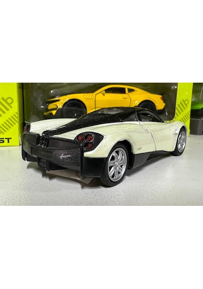 Oyuncak Metal Model Araba 1/36 Çek Bırak Bej Pagani Huayra