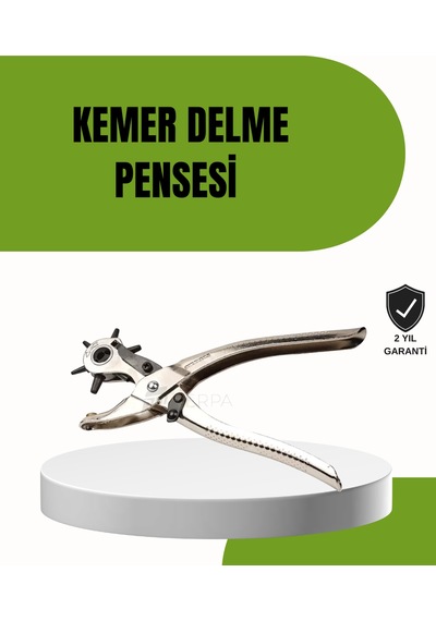 Deride Kemer Çanta Ayakkabı Delme Pensesi 6 Uçlu Döner Başlıklı Tamir Aleti 11