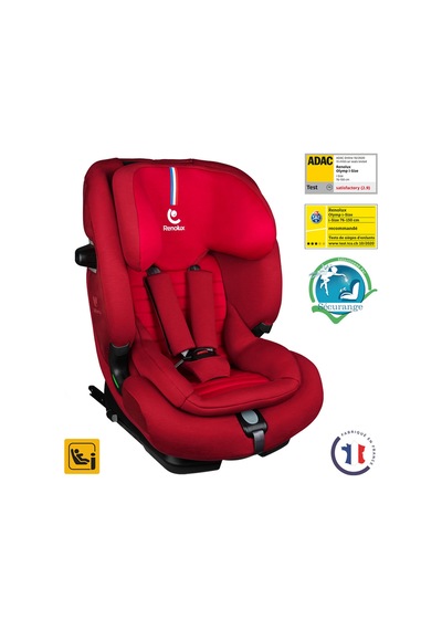 Renolux Olymp I-Size Softness Isofix 9-36 Kg Oto Koltuğu Kırmızı