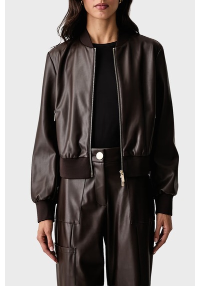Armani Exchange Regular Fit Kolej Yaka Fermuarlı Ceket Kadın Ceket Xw003136 Af10203 U6032 Kahve Armani Exchange Regular Fit Kolej Yaka Fermuarlı Ceket Kadın Ceket Xw003136 Af10203 U6032 Kahve