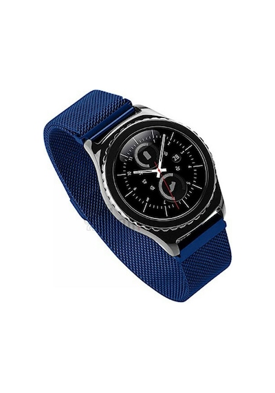 Samsung Uyumlu Gear S3 Gear Watch 3 45mm Metal Hasır Tme Kordon