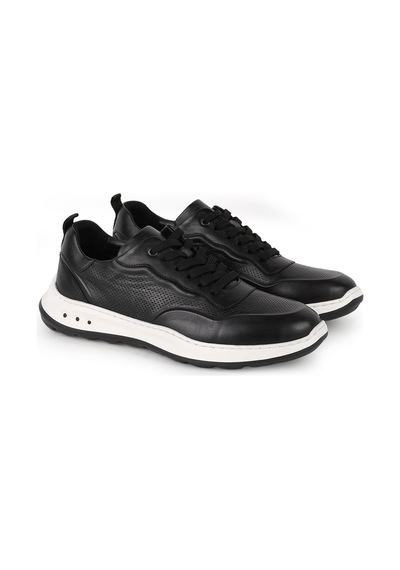 Lbr H1001 Erkek Deri Casual Ayakkabı Siyah
