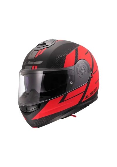 Ls2 Strobe 2 Code Çene Açılır Kask Mat Siyah - Gri