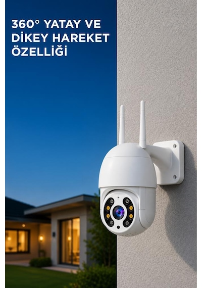 Torima CMR41 Güvenlik Kamerası 360 Derece Dönebilen Wifi Akıllı Ip Kamerası