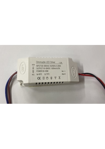 Dimmable Led Driver 30-35w 1000ma 16-28v Dc Kısılabilir Led Sürücü Tr