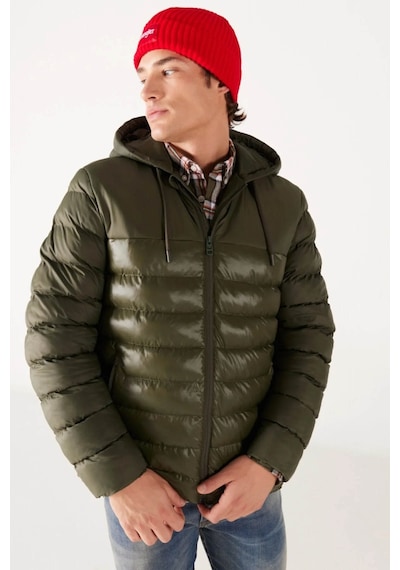 Wrangler Erkek Mont Koyu Haki W232008801 Puffer 24Kmc8000482 Mc80025 Koyu Haki