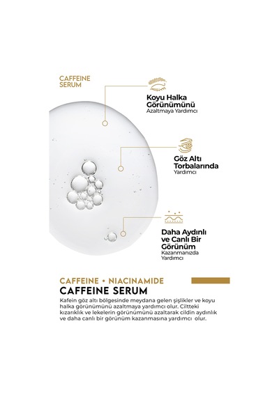 Caffeine Serum Göz Altı Torbalanma Ve Kararma Karşıtı Aydınlatıcı Serum 50ml
