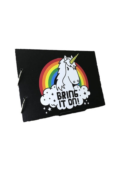 27 x 19 CM Unicorn Bring it On Kendin Yap Fotoğraf Albümü