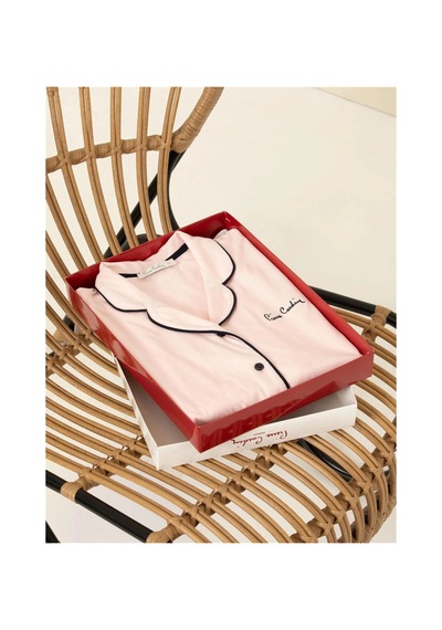 Angbutik Pıerre Cardın 7717-s Bayan Gömlek Pijama Takımı SOMON