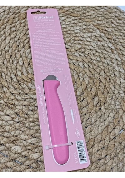 Sürmene 61004 Mutfak Bıçağı 9,50 Cm Pembe Çok Renkli