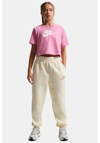 Nike Sportswear Club Fleece Kids Pant.lastik Paçalı Pamuklu Çocuk Eşofman Altı Krem