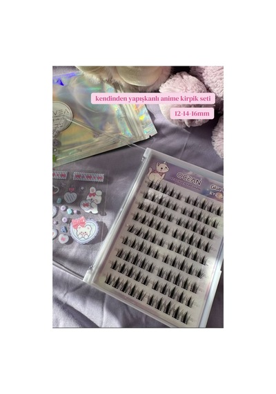 Suvea Beauty Anime Kendinden Yapışkanlı Takma Kirpik 12 14 16