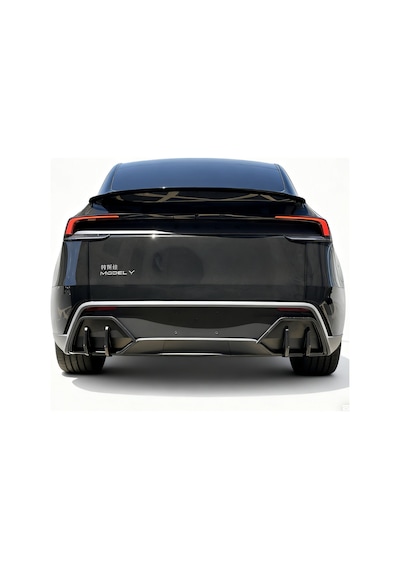 Red Lion Parts Tesla Model Y Juniper 2025-2026+ Uyumlu Parlak Siyah Glossy Black Arka Difüzör Yan Ekleri