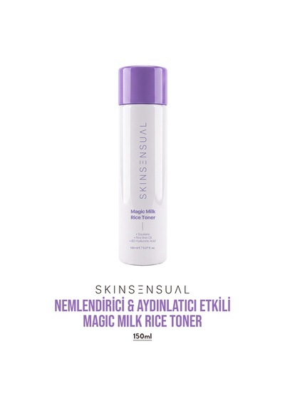 Skin Sensual Magic Milk Rice Toner Nemlendirici Pirinç Toniği 150 ML