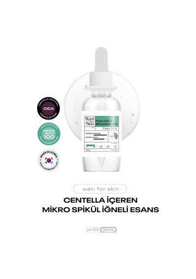Centella İçeren Mikro Spikül İğneli Esans Wati For Skin Pro Cica Microshot 100